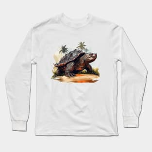 Alligator Snapping Turtle Long Sleeve T-Shirt